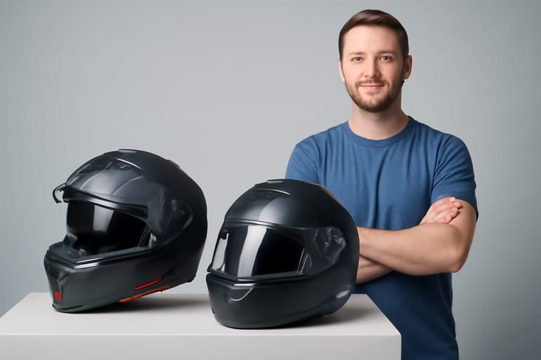 Capacete Modular vs Integral: prós e contras