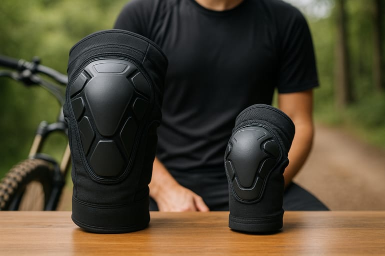 Guia de protetores de joelho vs cotovelo para ciclistas
