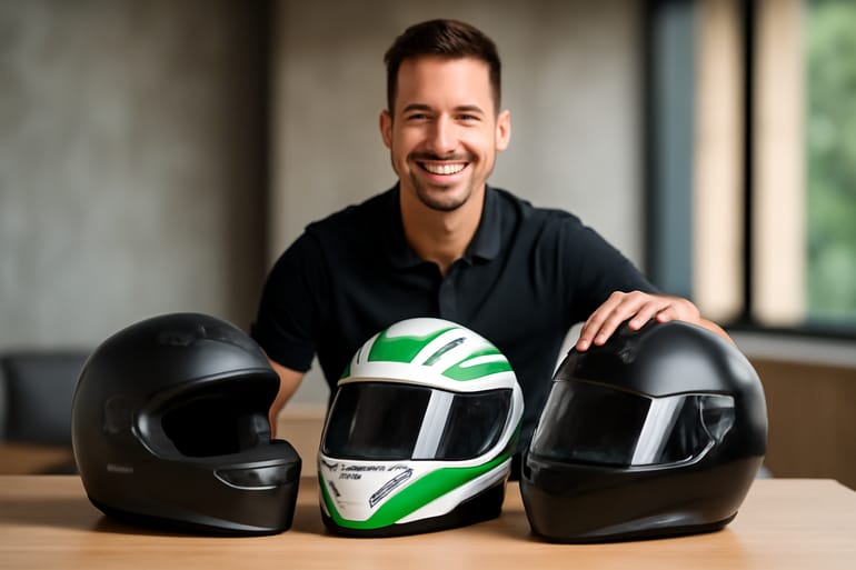 Guia de capacetes de kart: tipos e diferenças-chave