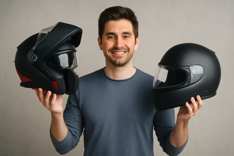 Capacete Modular vs Integral: prós e contras reais