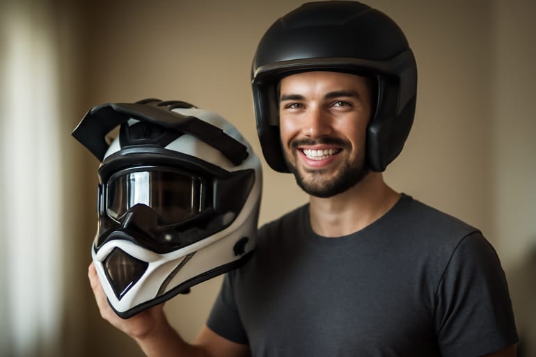 Capacete off-road: diferenças vs estrada e uso ideal