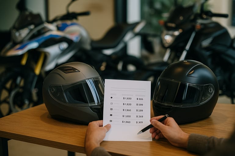 GS 310: comparação de preços de capacetes confiáveis