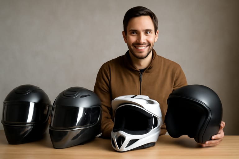 Tipos de capacete: como escolher o modelo ideal