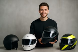 Capacetes de moto: tipos, segurança e viseira ideal