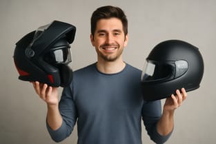 Capacete Modular vs Integral: prós e contras reais