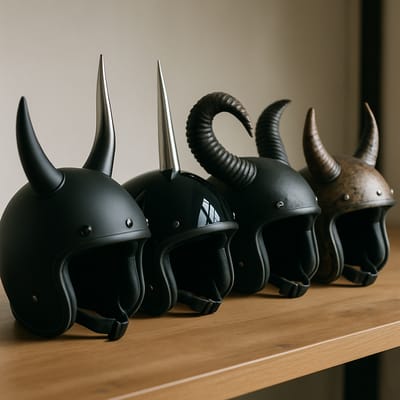 Estética e construção: tipos de chifres e acabamentos