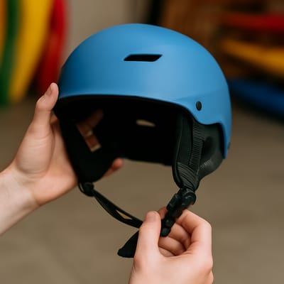 Por que o ajuste do capacete de caiaque é decisivo?