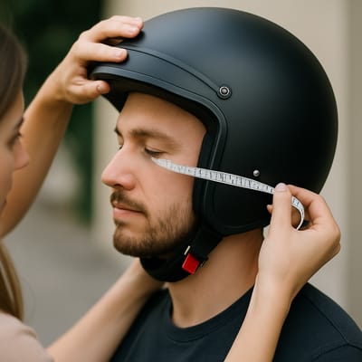 Como medir e acertar o ajuste do capacete Jet