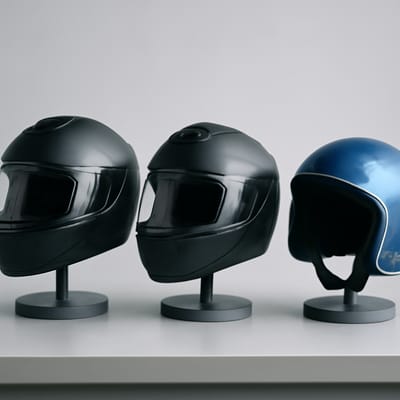 O que muda entre capacete integral, modular e aberto?