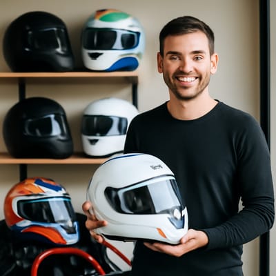 Por onde começar? Visão geral de capacetes de kart