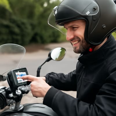 Por que um GPS para moto muda sua pilotagem?