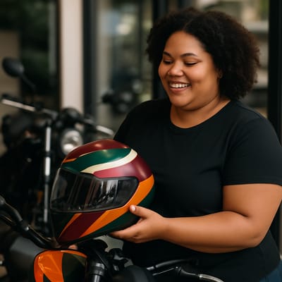 Tendências e padrões: combine com o estilo da sua moto