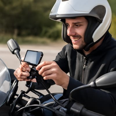Como instalar na moto: suportes e fiação sem dor