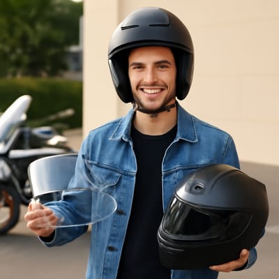 Como escolher a viseira certa: material, ótica e compatibilidade