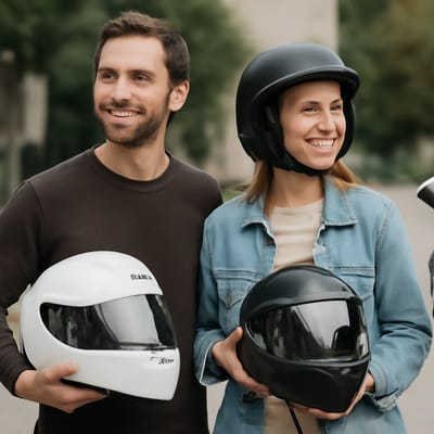 Capacete integral, modular, aberto e off-road: diferenças rápidas