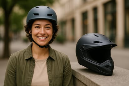 Capacete urbano vs integrado: quando usar na cidade