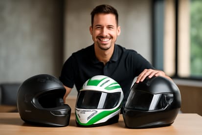 Guia de capacetes de kart: tipos e diferenças-chave